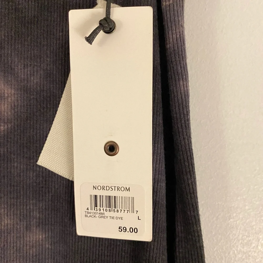 XL TIEDIE ribbed midi tank dress, sz Large but listed as an XL since it runs big - Picture 5 of 6